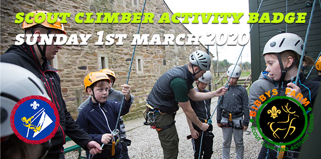 Scout Climber Activity Badge (1st March 2020)